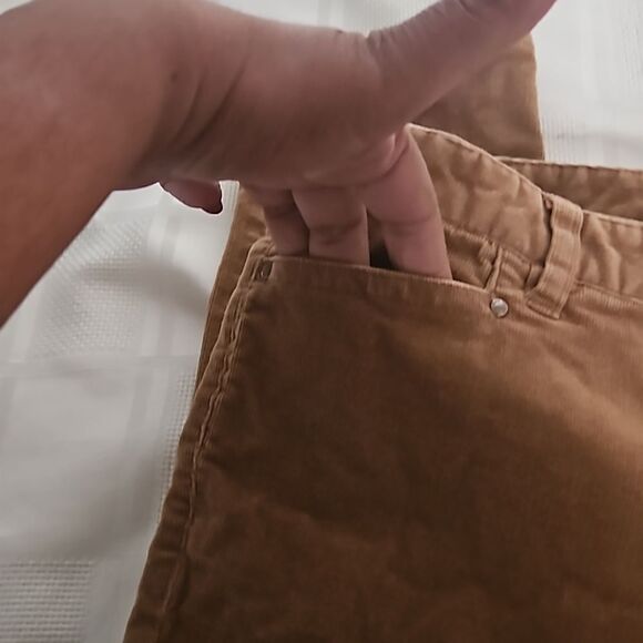 Club Monaco Women's Corduroy Low-Rise Skinny Pants Brown Size 0 - Picture 10 of 16